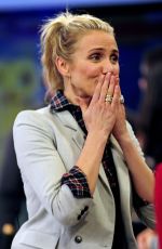 CAMERON DIAZ at Good Morning America Set in New York