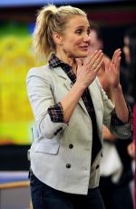 CAMERON DIAZ at Good Morning America Set in New York