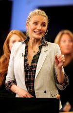 CAMERON DIAZ at Good Morning America Set in New York