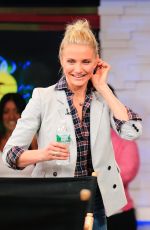CAMERON DIAZ at Good Morning America Set in New York