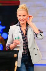 CAMERON DIAZ at Good Morning America Set in New York