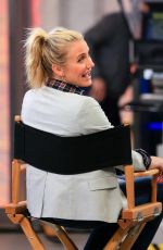 CAMERON DIAZ at Good Morning America Set in New York