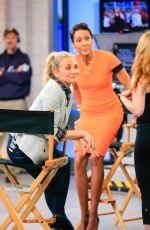 CAMERON DIAZ at Good Morning America Set in New York