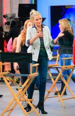 CAMERON DIAZ at Good Morning America Set in New York