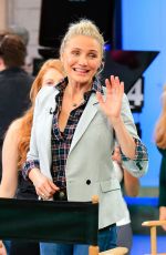 CAMERON DIAZ at Good Morning America Set in New York