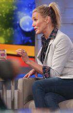 CAMERON DIAZ at Good Morning America Set in New York