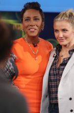 CAMERON DIAZ at Good Morning America Set in New York