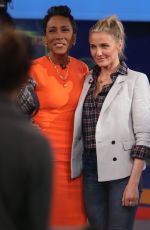 CAMERON DIAZ at Good Morning America Set in New York