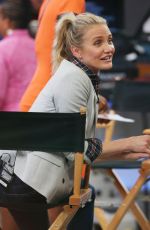 CAMERON DIAZ at Good Morning America Set in New York