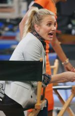 CAMERON DIAZ at Good Morning America Set in New York