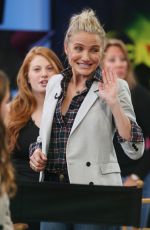 CAMERON DIAZ at Good Morning America Set in New York