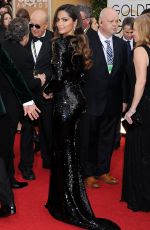 CAMILA ALVES at 71st Annual Golden Globe Awards