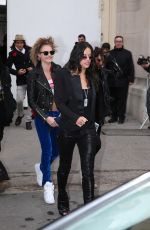 CARA DELEVINGNE and MICHELLE RODRIGUEZ Leaves Chanel Fashion Show in Paris