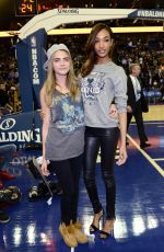 CARA DELEVINGNE at Nets Hawks Game in London