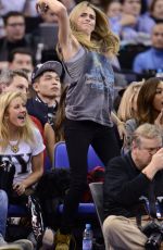 CARA DELEVINGNE at Nets Hawks Game in London