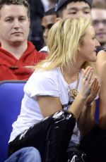 CARA DELEVINGNE at Nets Hawks Game in London