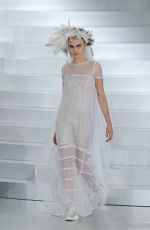 CARA DELEVINGNE - Chanel Fashion Show in Paris