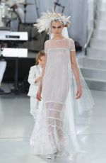 CARA DELEVINGNE - Chanel Fashion Show in Paris