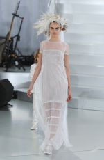 CARA DELEVINGNE - Chanel Fashion Show in Paris