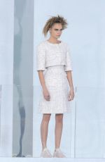 CARA DELEVINGNE - Chanel Fashion Show in Paris