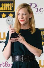 CATE BLANCHETT at Critic’s Choice Awards in Santa Monica