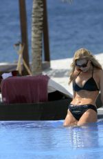 CATHERINE TYLDESLEY in Bikini at a Pool in St. Vincent