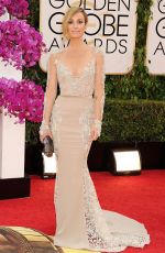 CATT SADLER at 71st Annual Golden Globe Awards