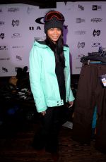 CHANEL IMAN at Oakley Learn to Ride with AOL in Park City