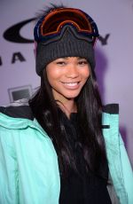 CHANEL IMAN at Oakley Learn to Ride with AOL in Park City