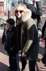 CHLOE MORETZ Out and About in Park City