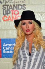 CHRISTINA AGUILERA at Hollywood Stands Up to Cancer Event