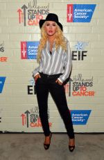 CHRISTINA AGUILERA at Hollywood Stands Up to Cancer Event