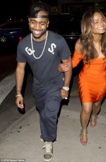 CHRISTINA MILIAN in Tight Dress Leaves 1 Oak Nightclub in West Hollywood