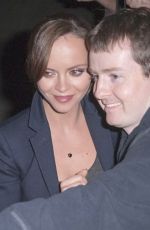 CHRISTINA RICCI Signs Autographs Before Going on Jimmy Kimmel