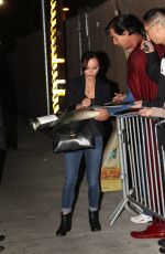 CHRISTINA RICCI Signs Autographs Before Going on Jimmy Kimmel