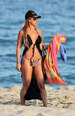 CRISTY RICE in Bikini on the Beach in Miami