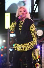 DEBBIE HARRY Performs at Dick Clark’s New Year’s Rockin’ Eve with Ryan Seacrest in Los Angeles