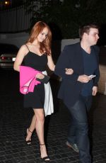 DEBBY RYAN Leaves Chateau Marmont in West Hollywood