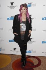 DEMI LOVATO at 56th Grammy Awards Backstage at Grammys Pre-Party