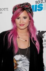 DEMI LOVATO at 56th Grammy Awards Backstage at Grammys Pre-Party