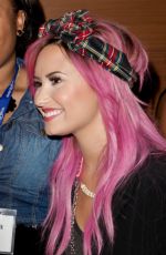 DEMI LOVATO at 56th Grammy Awards Backstage at Grammys Pre-Party