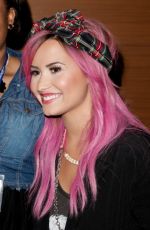 DEMI LOVATO at 56th Grammy Awards Backstage at Grammys Pre-Party