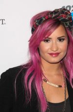 DEMI LOVATO at 56th Grammy Awards Backstage at Grammys Pre-Party