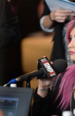 DEMI LOVATO at 56th Grammy Awards Backstage at Grammys Pre-Party