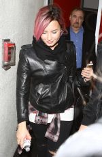 DEMI LOVATO at LAX Airport in Los Angeles