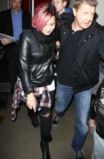 DEMI LOVATO at LAX Airport in Los Angeles
