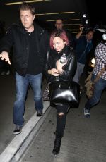 DEMI LOVATO at LAX Airport in Los Angeles