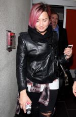 DEMI LOVATO at LAX Airport in Los Angeles