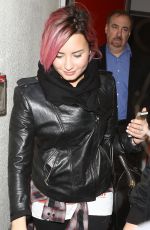 DEMI LOVATO at LAX Airport in Los Angeles