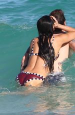 DEMI MOORE in Bikini on the Beach in Mexico